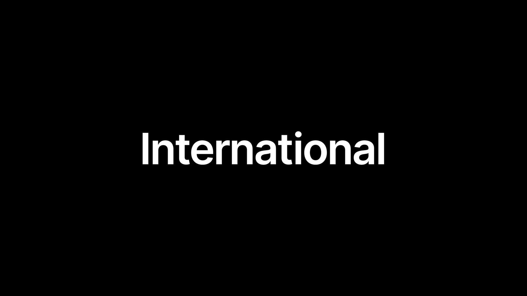 INTERNATIONAL